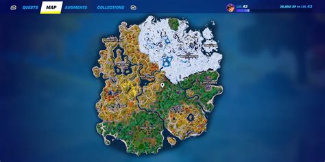 fortnite chapter 4 season 1 map|More.